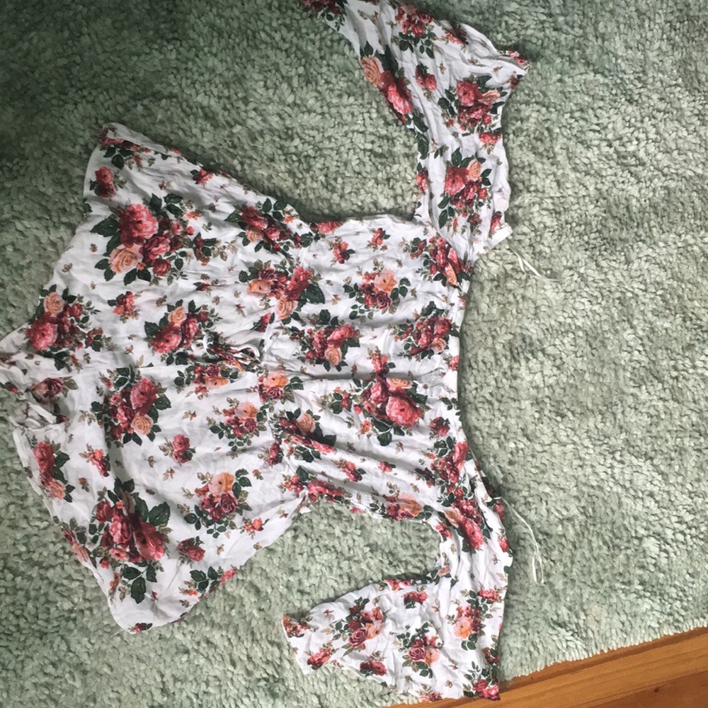 A flower romper